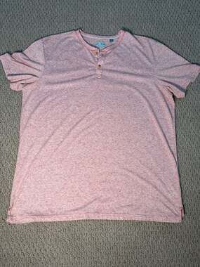 Tenth Ocean Henley Size XL Super Soft Short Sleeve Shirt